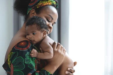 African mother and newborn - Healthy Moms Gist with Phaybay